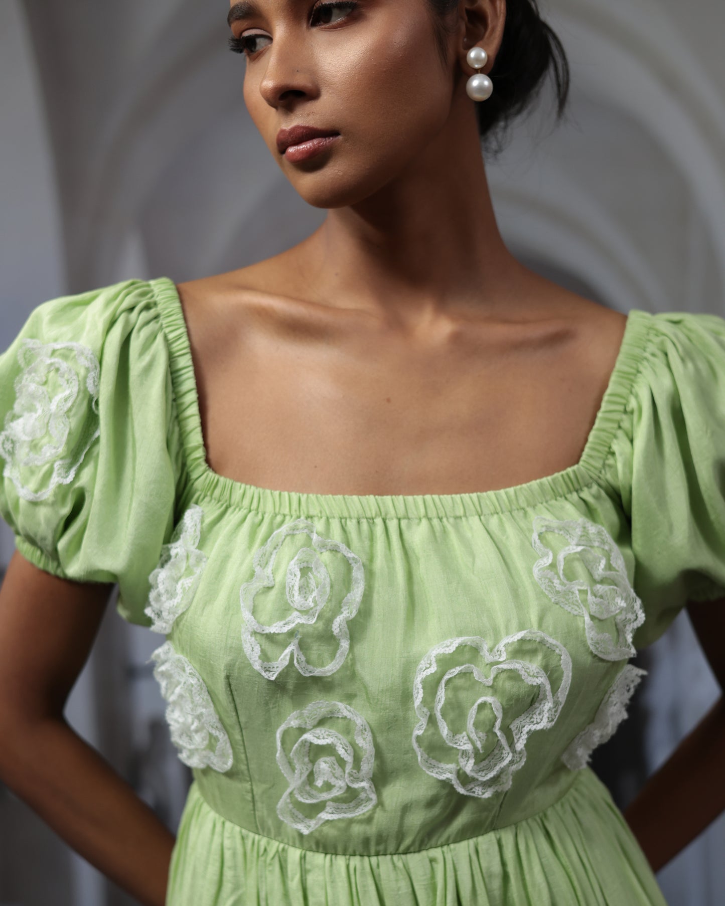 Prajo Tie-up Dress.